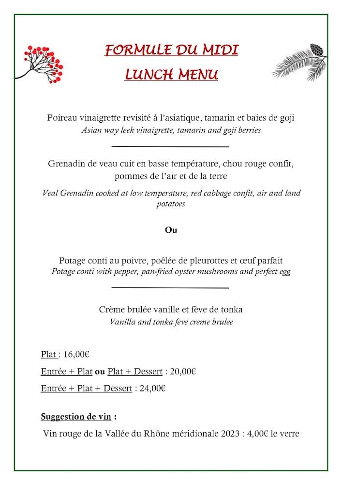 La Table de Mittelwihr - Menu Image 3